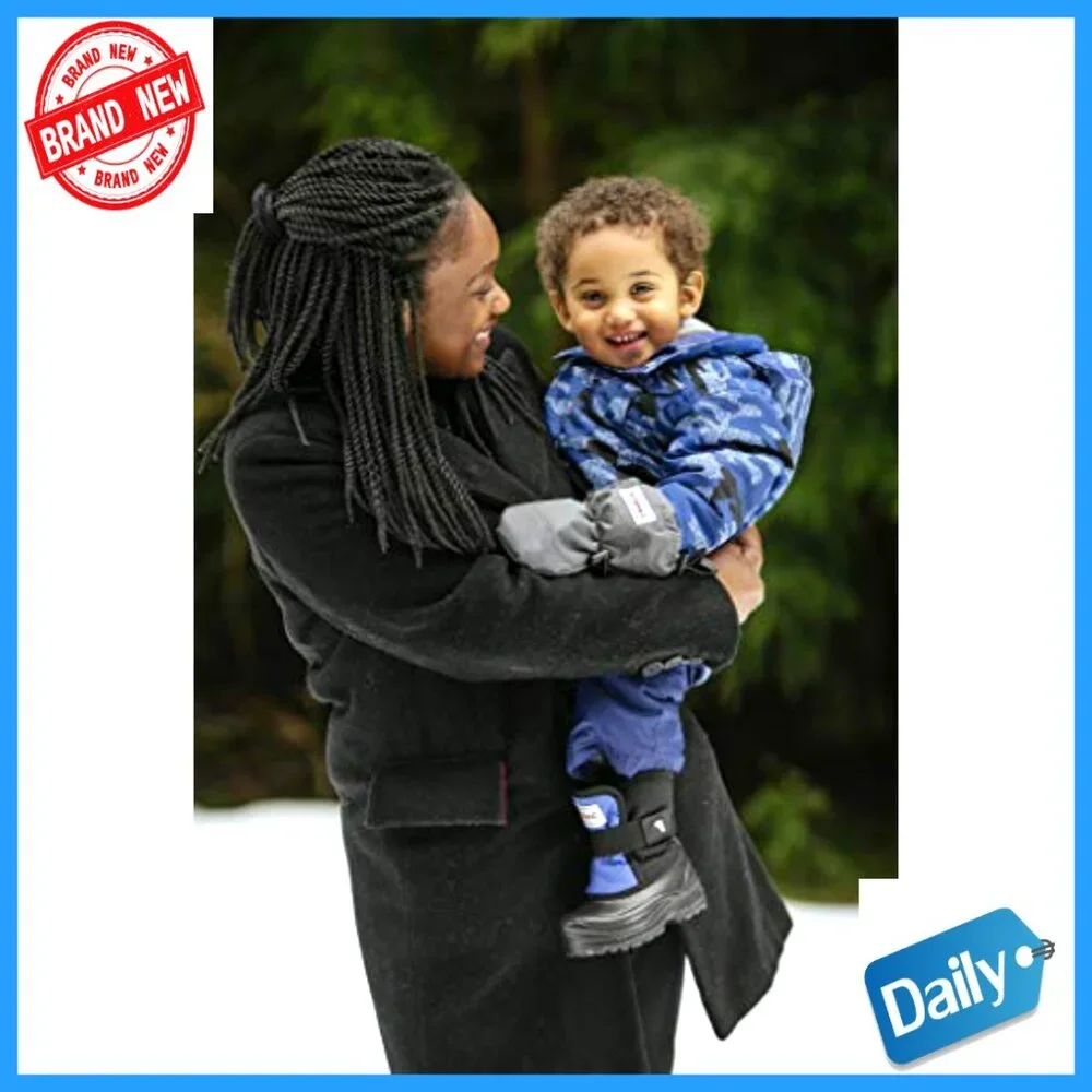 Thumbless Insulated Waterproof Baby Mittens with Adjustable Wrist Cinch